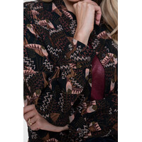 Geisha Jacket Black Coral