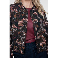 Geisha Jacket Black Coral