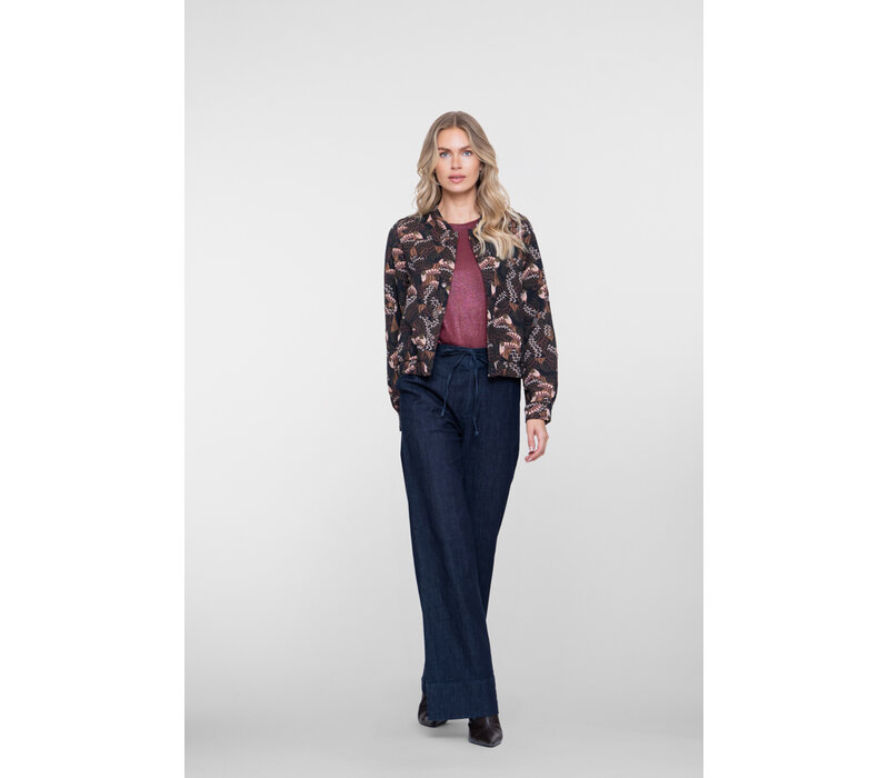 Geisha Jacket Black Coral
