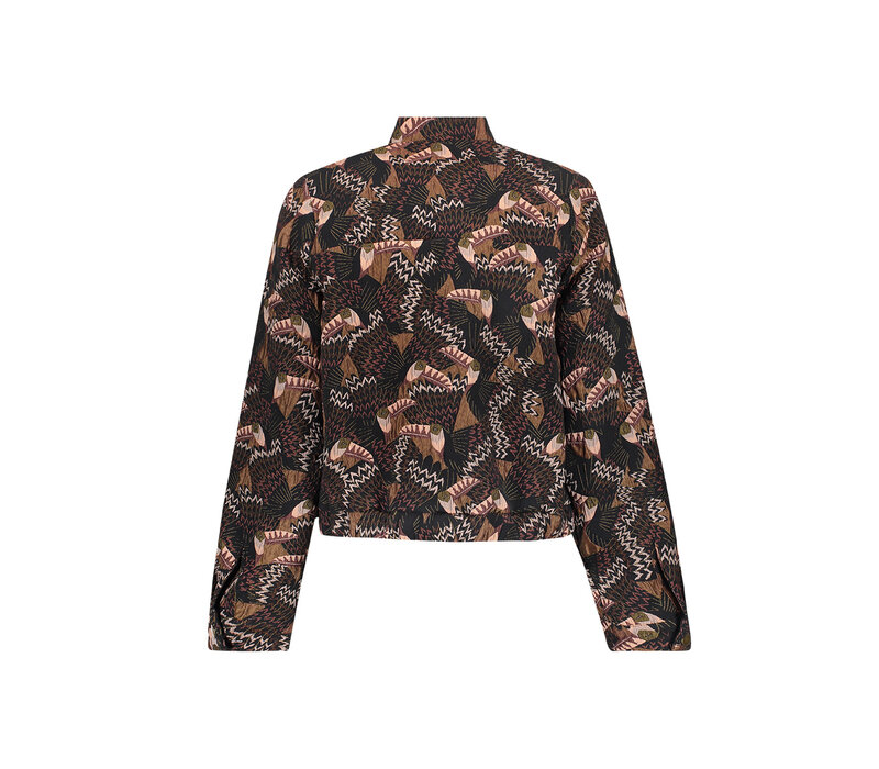 Geisha Jacket Black Coral