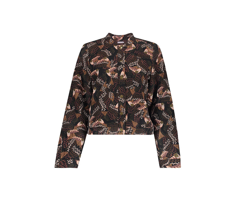 Geisha Jacket Black Coral