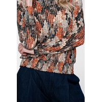 Geisha Top Smock Jersey Black