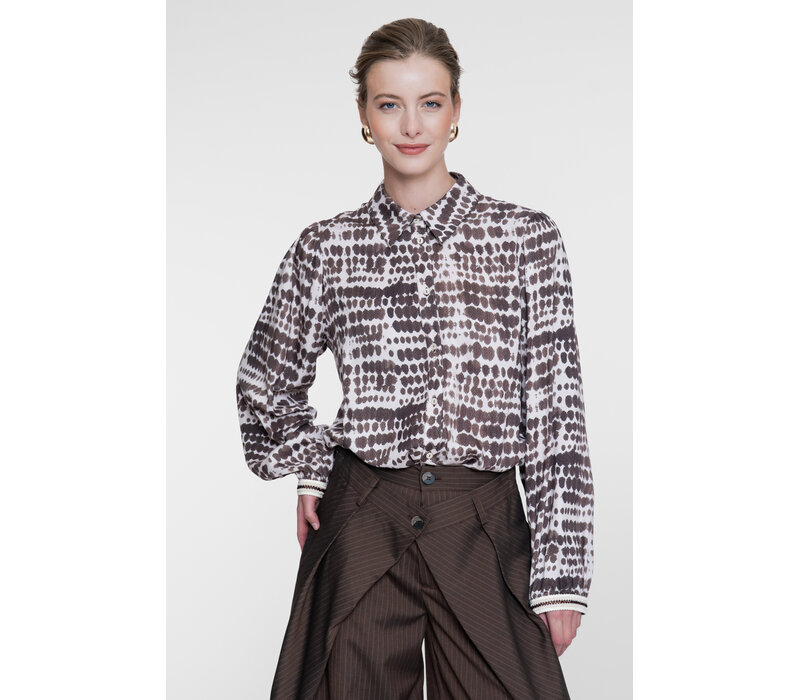 Geisha Blouse Brown