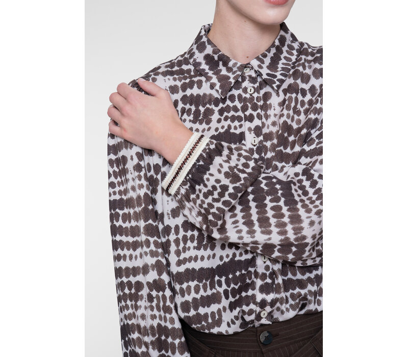 Geisha Blouse Brown