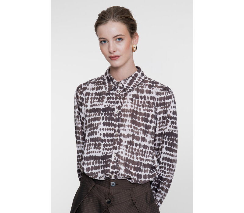 Geisha Blouse Brown