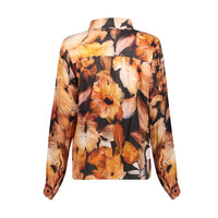 Geisha Blouse Brique Black