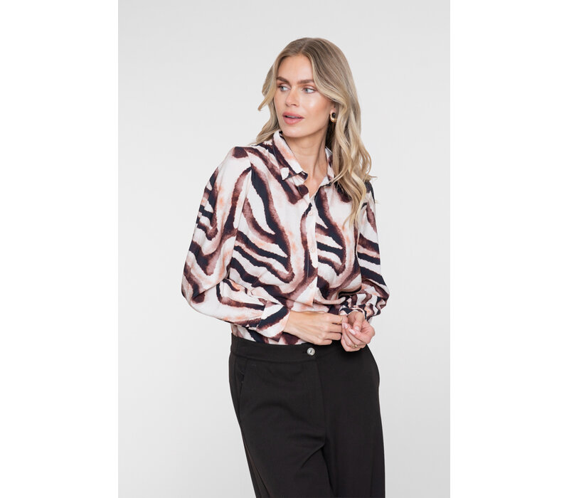 Geisha Blouse Sand Brique