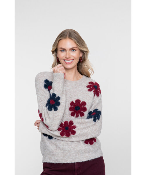 Geisha Geisha Pullover Flowers