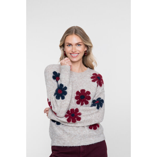 Geisha Pullover Flowers 