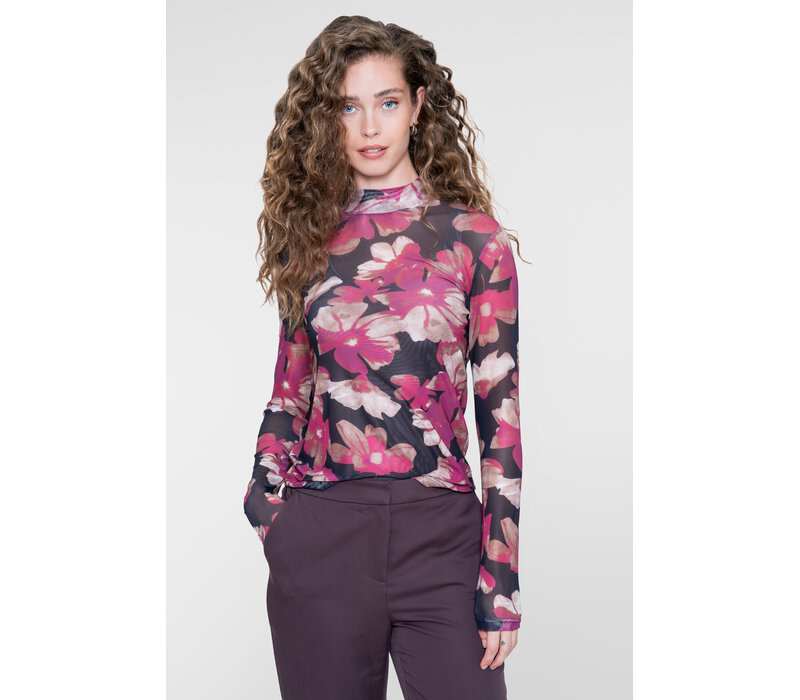 Geisha Top Mesh Black