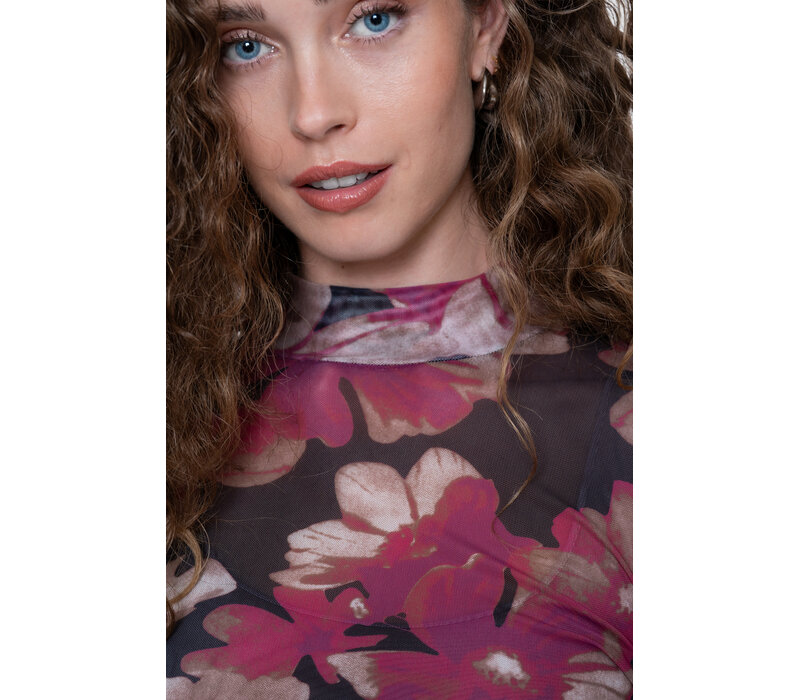Geisha Top Mesh Black