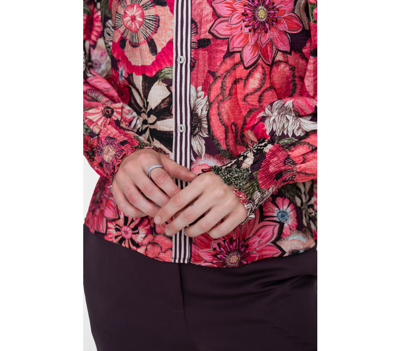 Geisha Blouse Plum Purple Pink