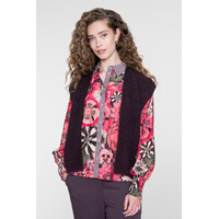 Geisha Blouse Plum Purple Pink
