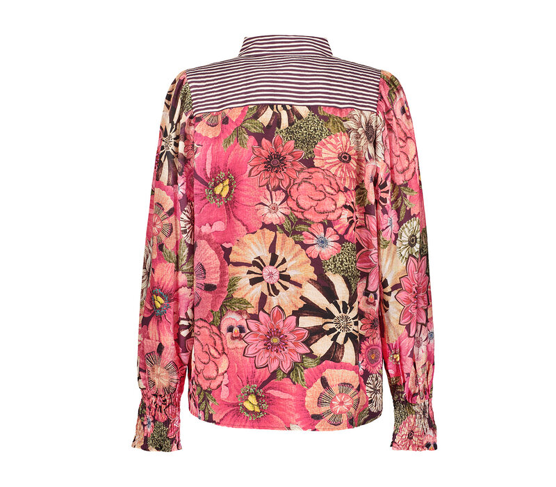 Geisha Blouse Plum Purple Pink