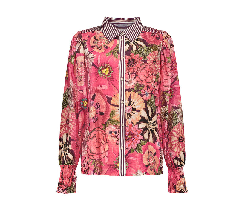 Geisha Blouse Plum Purple Pink