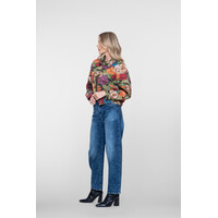Geisha Jeans Barrel Mid Blue Denim