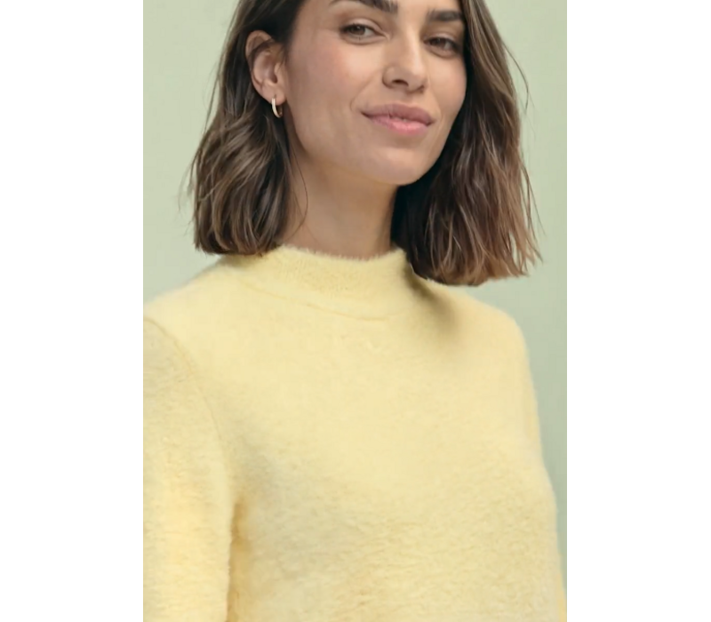 Street One Modern Fluffy Shirt Sunbeam Yellow