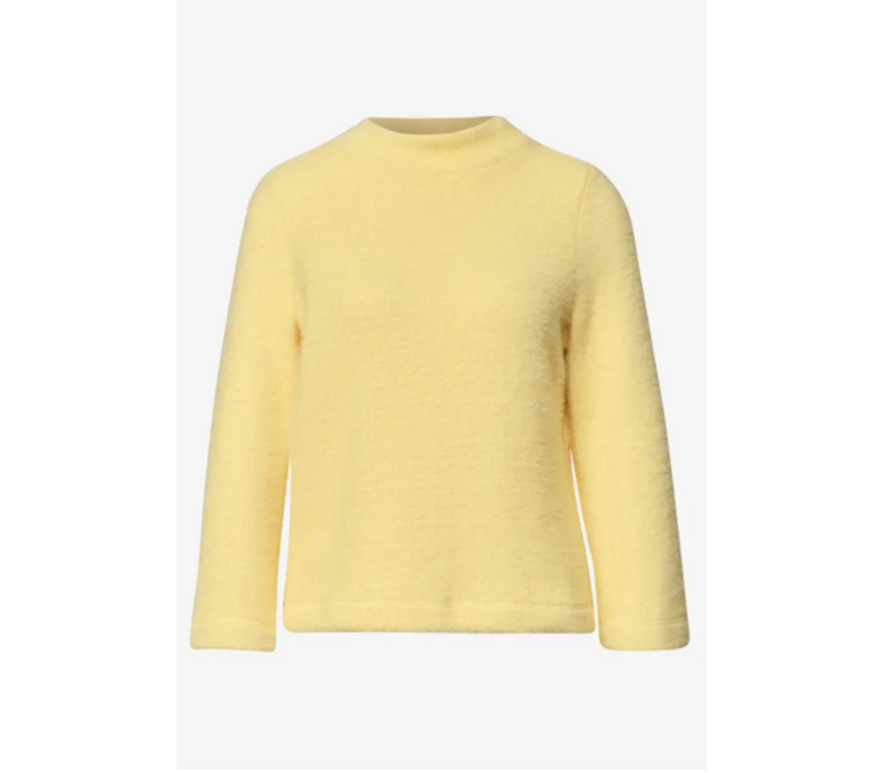 Street One Modern Fluffy Shirt Sunbeam Yellow