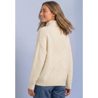 Street One Cosy Structure Sweater Pure Beige