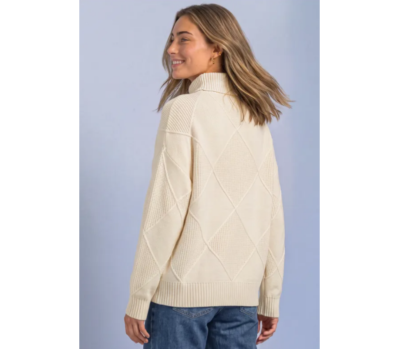 Street One Cosy Structure Sweater Pure Beige