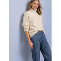 Street One Cosy Structure Sweater Pure Beige