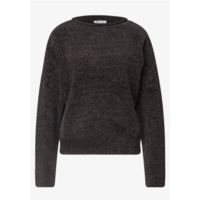 Street One Chenille Sweater Black Coffee
