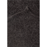Street One Chenille Sweater Black Coffee