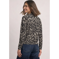 Street One Printed Soft Shirt Black
