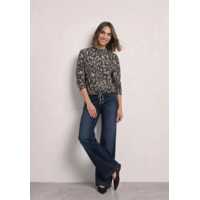 Street One Printed Soft Shirt Black