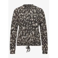 Street One Printed Soft Shirt Black