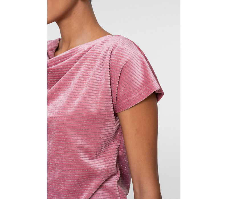 Geisha Blouse Pink Lurex