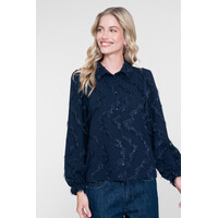Geisha Blouse Dark Blue
