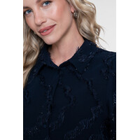 Geisha Blouse Dark Blue
