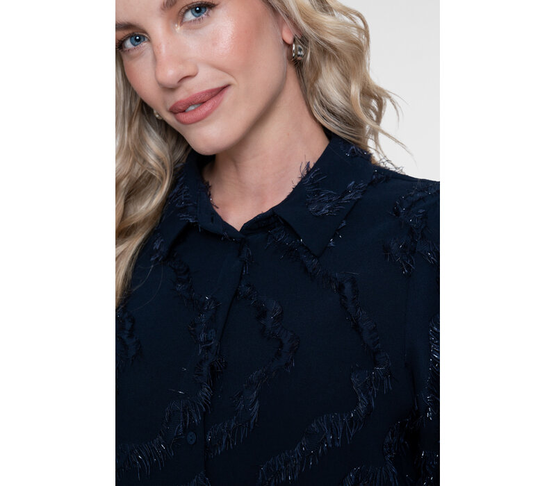 Geisha Blouse Dark Blue
