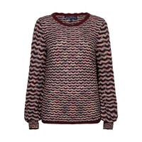 Red Button Fanny Boho Darkberry