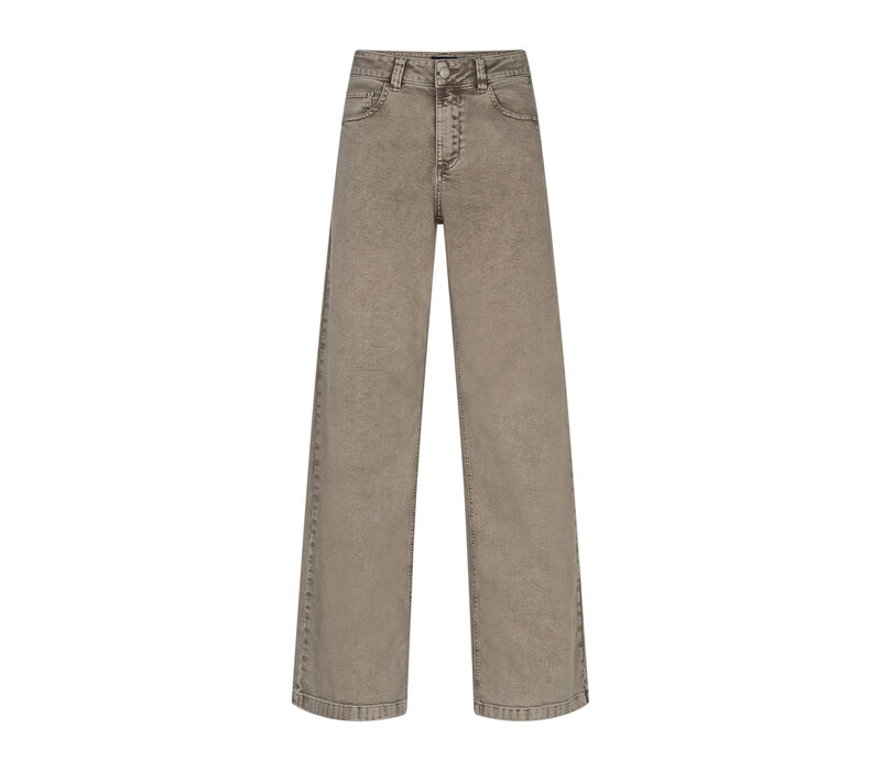 Red Button Colette & Belt Washed Twill Color L33 Truffle
