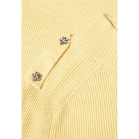 Street One Sweater with Button Detail Sunbeam Yellow
