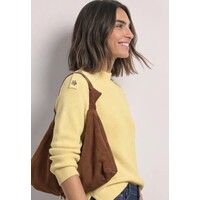 Street One Sweater with Button Detail Sunbeam Yellow