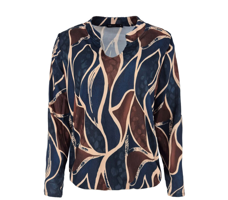FOS Amsterdam Eefje Wild Leaf Navy