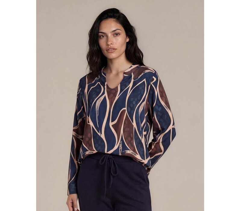 FOS Amsterdam Eefje Wild Leaf Navy