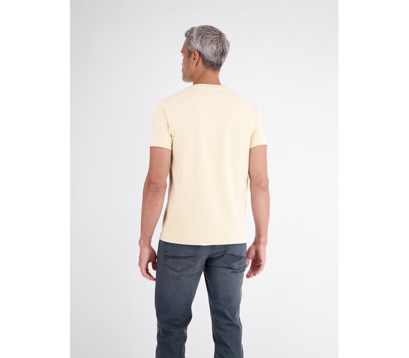 Lerros T-Shirt Serafino Foam White