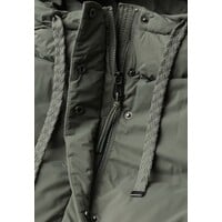 Street One Long Padded Jacket Somber Green