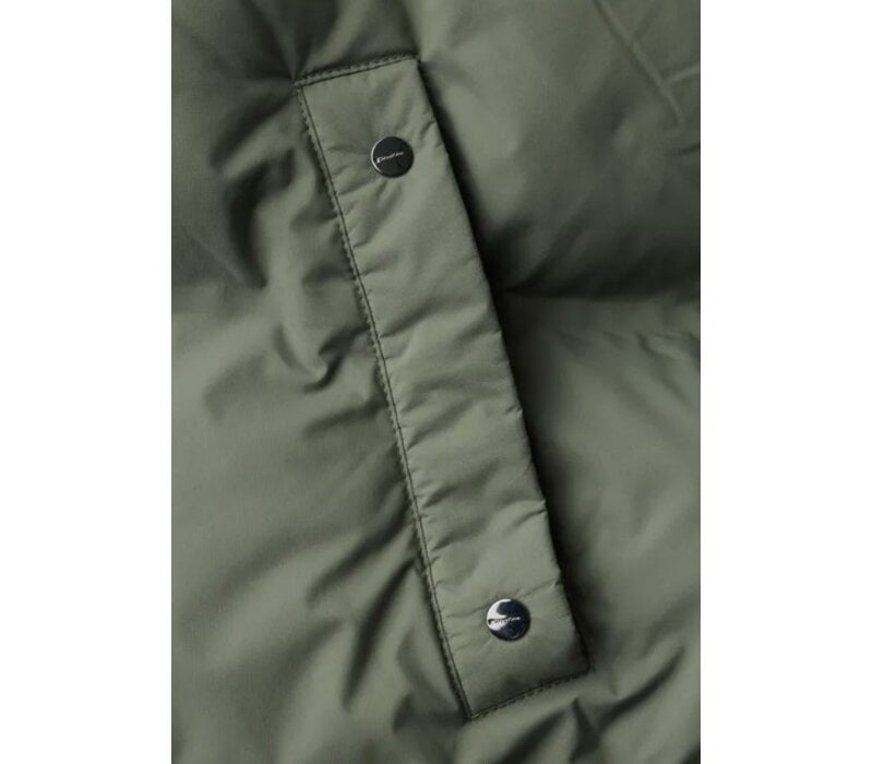 Street One Long Padded Jacket Somber Green