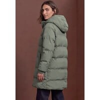 Street One Long Padded Jacket Somber Green