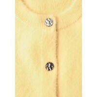 Street One Fluffy Short Sleeve Cardigan Sunbeam Yellow