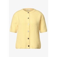 Street One Fluffy Short Sleeve Cardigan Sunbeam Yellow