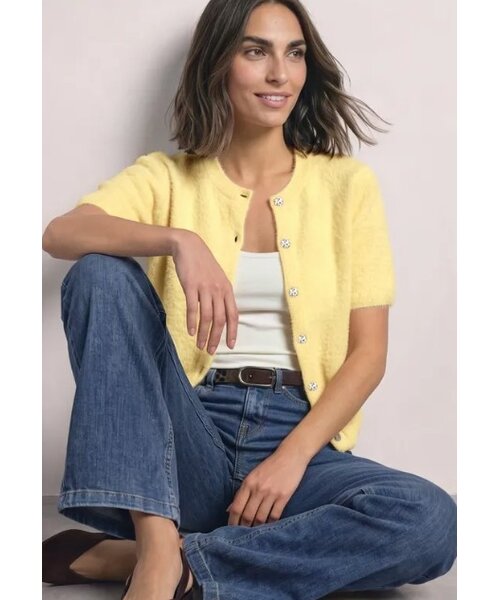 Street One Street One Fluffy Short Sleeve Cardigan