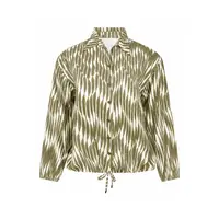 Zoso Nadia Blouse Green Offwhite