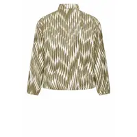 Zoso Nadia Blouse Green Offwhite