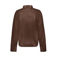 Geisha Top Satin Brown